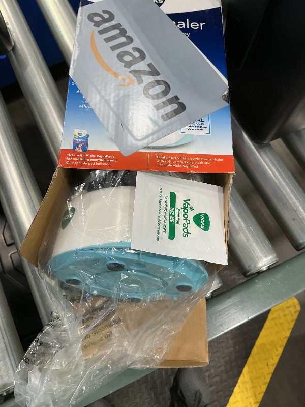 Photo 1 of Vicks Personal Steam Inhaler for Targeted, Natural Steam Relief for Allergies, Congestion, Cough & Colds, and Sinus Irritation, Use with VapoPads - 1 Included