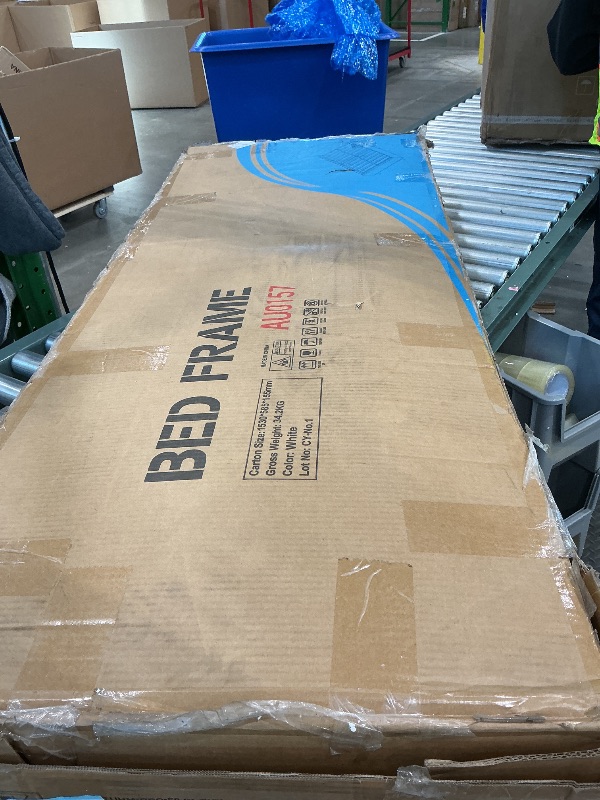 Photo 1 of *Partial Set*
VECELO Full Size Platform Bed Frame with Type-C & USB Charging Stations/4 Storage Drawers, Upholstered Adjustable Headboard, Strong Wooden Slats Support, No Box Spring Needed, Easy Assembly