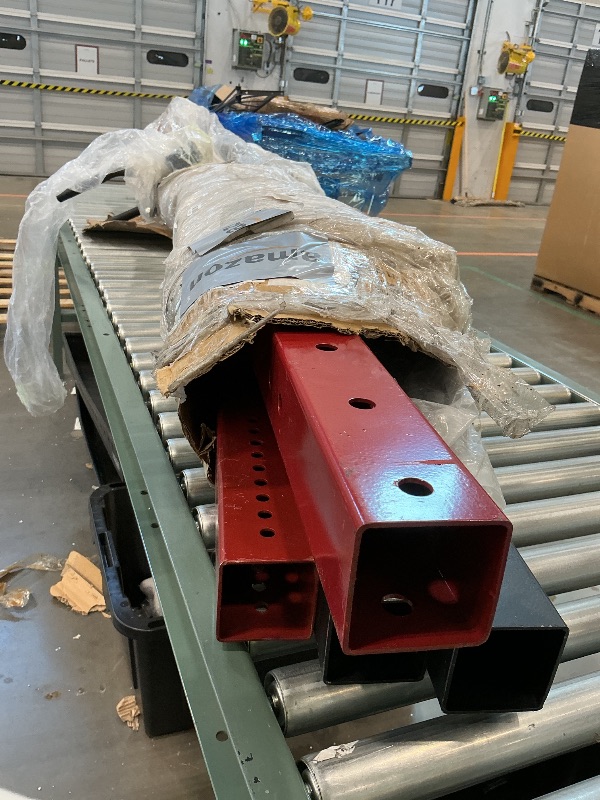 Photo 1 of *MISSING PARTS, Untested - Selling for parts*
Fitvids SF-SS1 1,000 Pound Capacity 3” x 3” Power Rack Squat Stand, Includes J-Hooks and Safety Spotter Arms, Optional Conversion Kits