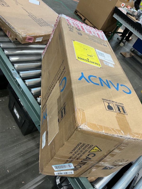 Photo 1 of 10,000 BTU Portable Air Conditioner for Rooms up to 450 Sq.Ft, 4-in-1 Cooling/Dry/Fan/Sleep Mode, Remote Control, High Low Speed, Window Kit Included, White