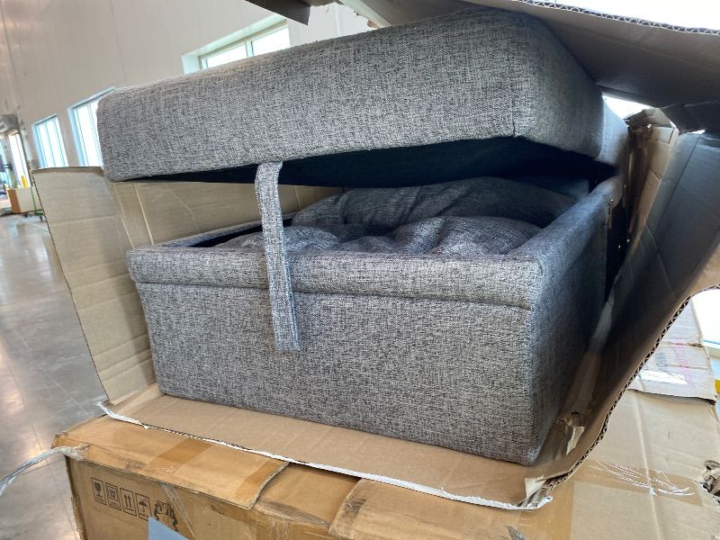 Photo 1 of *PARTIAL SET*
ERYE 83-inch Pull Out Sleeper Couch Bed, L-Shaped Corner Reversible Sleeper Sectional Sofa with Storage Chaise for Home Apartment Living Room *See Clerk Notes*