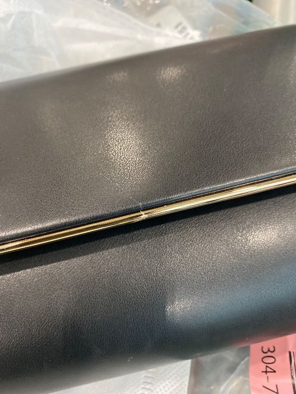 Photo 1 of *Minor Damage*
DETARA Women Evening Bag Vegan Leather Clutch Purse Shoulder Crossbody Envelope Bag for Party Wedding Prom Bridal(Black 1818)