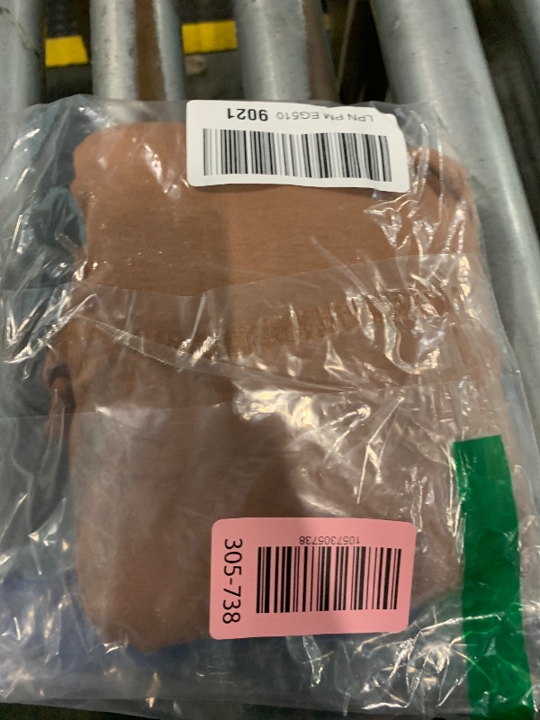 Photo 1 of ** BROWN***VKEGNIO Twist Front V Neck Ruffle Sleevele Dress for Women Sexy Elegant Club Party Tunic Dress Casual Vacation Mini Dresses?Small,Light Red