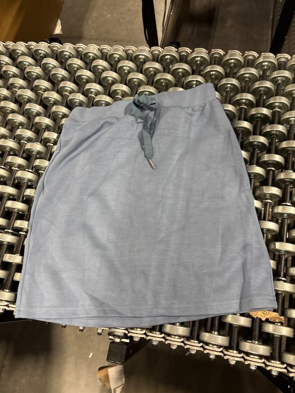 Photo 1 of **MISSING TOP***BOTTOMS ONLY**
Casly Lamiit 2 Piece Skort Set for Women Summer Outfits Short Tennis Skirt Dress High Waisted Tracksuits Cap Sleeve Athletic Clothing Blue Grey XS