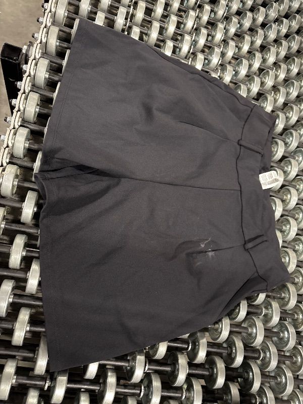 Photo 1 of **MINOR STAIN**G4Free Business Dressy Shorts for Women Casual Summer High Waisted Pleated Black Trouser Shorts with Pockets (Black, M)