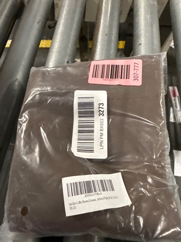 Photo 1 of ** SIMILAR IMAGE UNKNOWN SIZE OR BRAND**SeeGlee Coffer Brown Grommet Top Valance Blackout Curtain Panel - Window Treatment Thermal Insulated Draperies for Kitchen(1 Pack,36 W X 16 L)