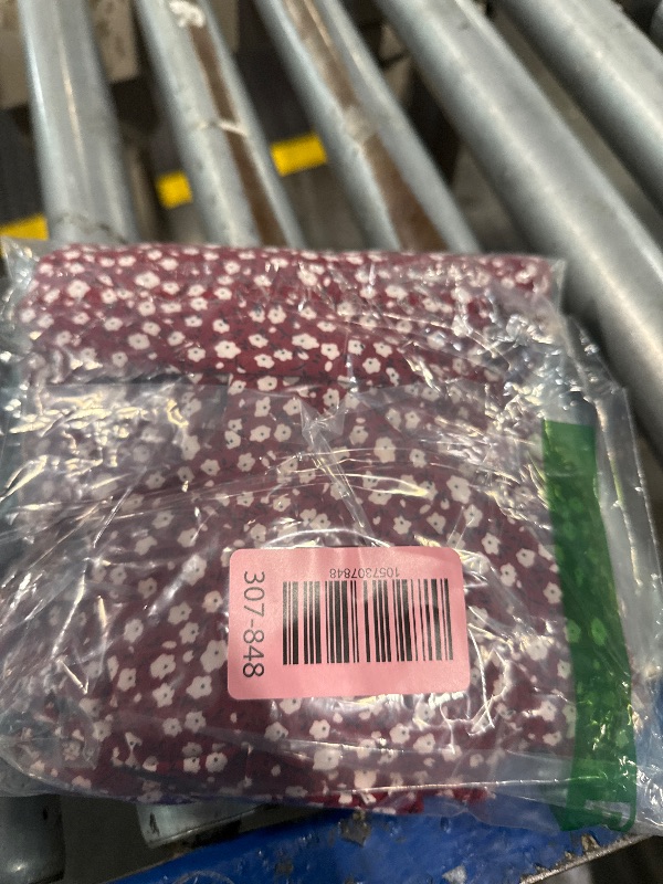 Photo 1 of ** UNKNOWN SIZE*** Jeanewpole1 Womens Summer Spaghetti Strap Jumpsuit Casual Flower Printed Beach Short Romper Wine Red