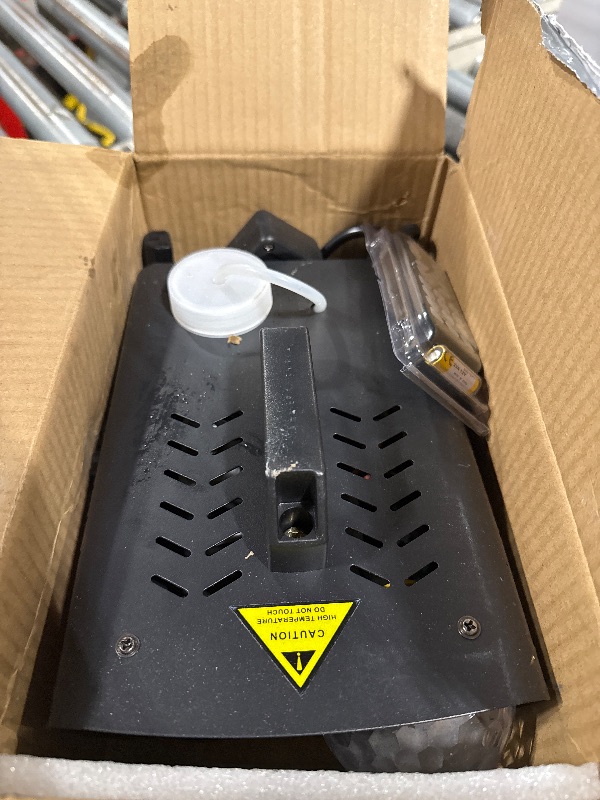 Photo 1 of ***DIRTY***Fog Machine, Halloween Smoke Machine with Disco Ball Lights, 600W and 3000CFM with 13-Color LED Effects, Wired And Wireless Remote Controls, Ideal for Indoor, Outdoor, Wedding, Parties, and DJ Stage