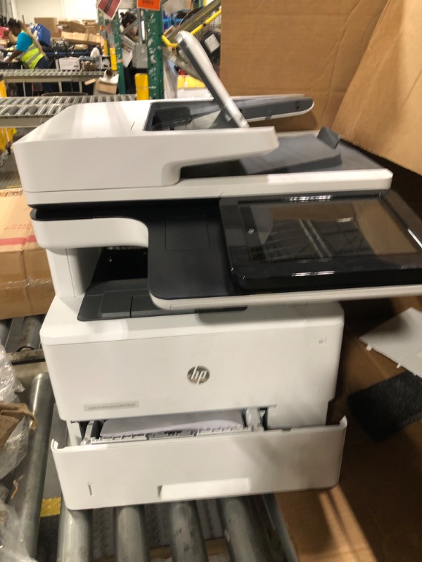 Photo 1 of ***HAS SOME DAMAGE**HP LaserJet Enterprise MFP M528dn Monochrome All-in-One Printer with built-in Ethernet & 2-sided printing (1PV64A), White