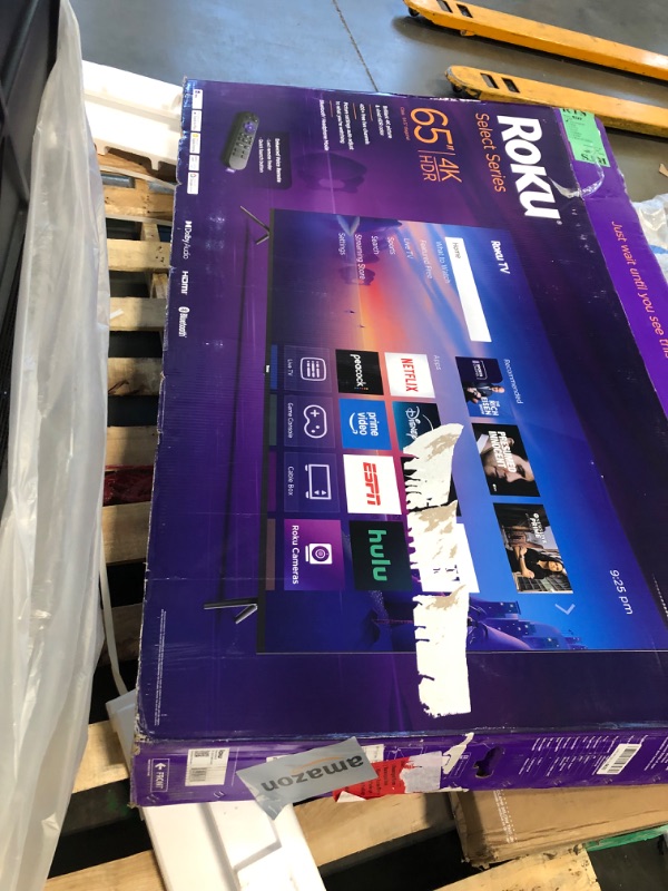 View 5 of Roku Smart TV 2025 – 65-Inch Select Series, 4K HDR TV – RokuTV with Enhanced Voice Remote – Flat Screen LED Television with Wi-Fi for Streaming Live Local News, Sports, Family Entertainment