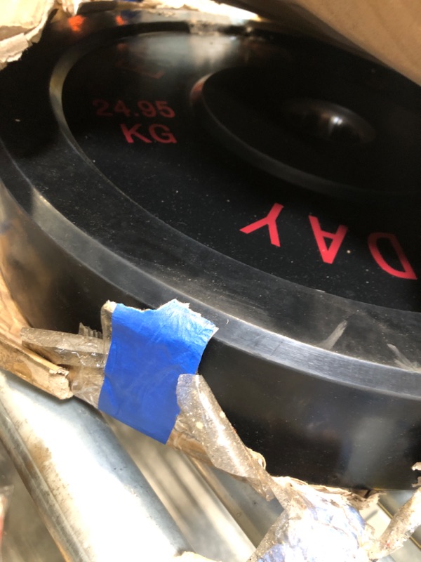 Photo 1 of *** Retail Price 90.00** 2 Inch Olympic Bumper Plate, 55 LB Weight Plate, Perfect for Weightlifting