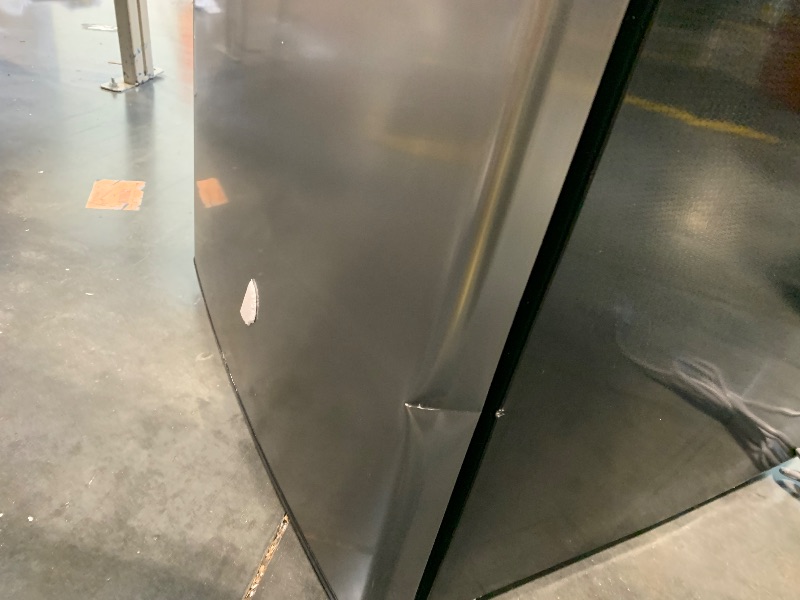 Photo 1 of ***HAS SMALL-MEDIUM SIZED DENTS***  Danby DCR045B1BSLDB 4.5 cu. ft Stainless Steel Compact Fridge with True Freezer