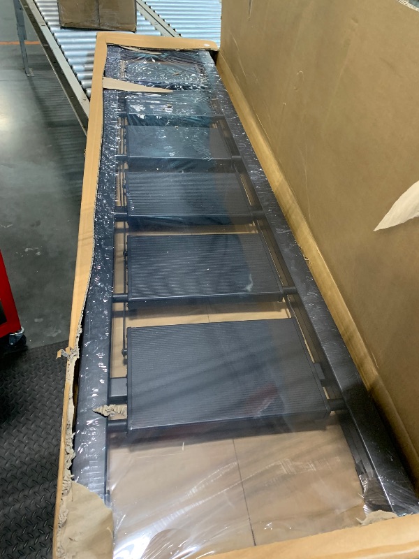 Photo 1 of ***FACTORY SEALED *** GameGem 6 Step Ladder for 12 Feet High Ceiling, Lightweight Aluminum Folding Step Stool with Convenient Handgrip, Stepladders with Anti-Slip and Wide Pedal for Home Use Space Saving - Black