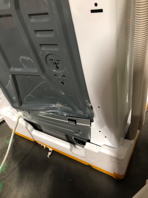 Photo 1 of ***MEDIUM SIZED DENT ON THE BACK*** BLACK+DECKER Small Portable Washer, Washing Machine for Household Use, Portable Washer 1.7 cu.Ft with 8 Cycles, Transparent Lid & LED Display