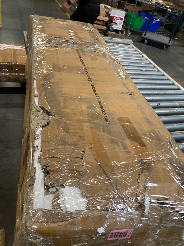 Photo 1 of ***BOX DAMAGED, POSSIBLE MISSING PARTS *** Miscoos 9 Drawer Dresser, 62.9" Large Deep Chest of Drawers, Wooden Dresser Storage Cabinet with 9 Drawers for Bedroom, Long Natural Dressers for Living Room, Hallway, Nursery