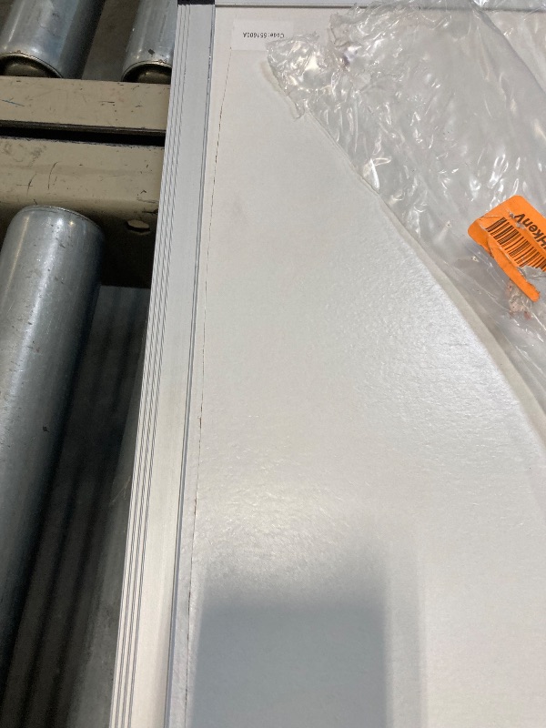 Photo 1 of ***HAS A FEW MEDIUM SIZED CRACKS,POSSIBLE MISSING PARTS *** VIZ-PRO Large Cork Bulletin Board, 60 X 36 Inches, Wall-Mounted Corkboard with Silver Aluminum Frame for School, Office, and Home 5' X 3'