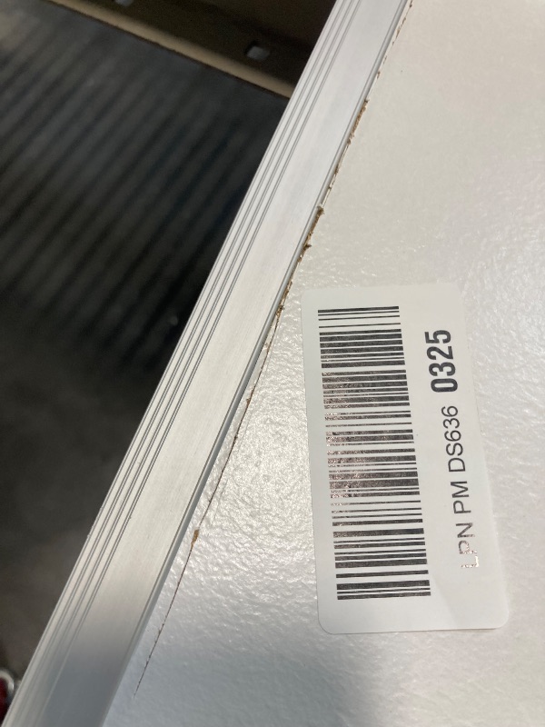 Photo 1 of ***HAS A FEW MEDIUM SIZED CRACKS,POSSIBLE MISSING PARTS *** VIZ-PRO Large Cork Bulletin Board, 60 X 36 Inches, Wall-Mounted Corkboard with Silver Aluminum Frame for School, Office, and Home 5' X 3'