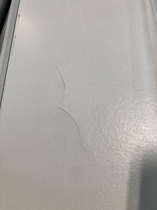 Photo 1 of ***HAS A FEW MEDIUM SIZED CRACKS,POSSIBLE MISSING PARTS *** VIZ-PRO Large Cork Bulletin Board, 60 X 36 Inches, Wall-Mounted Corkboard with Silver Aluminum Frame for School, Office, and Home 5' X 3'