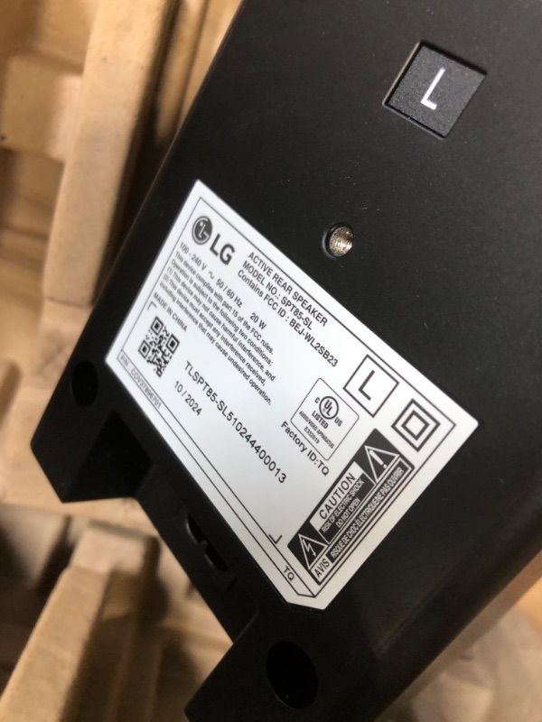 Photo 1 of ***COULD NOT GET SUBWOOFER AND LEFT/RIGHT SPEAKERS TO PAIR*** LG S90TR 7.1.3-Channel OLED evo TV Matching Home Theater Soundbar with Rear Surround Speakers and Wireless Subwoofer, Wow Orchestra, Dolby Atmos, WOWCAST Built-in (2024 Model)