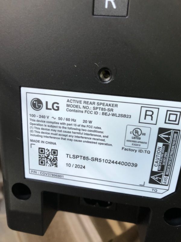 Photo 1 of ***COULD NOT GET SUBWOOFER AND LEFT/RIGHT SPEAKERS TO PAIR*** LG S90TR 7.1.3-Channel OLED evo TV Matching Home Theater Soundbar with Rear Surround Speakers and Wireless Subwoofer, Wow Orchestra, Dolby Atmos, WOWCAST Built-in (2024 Model)