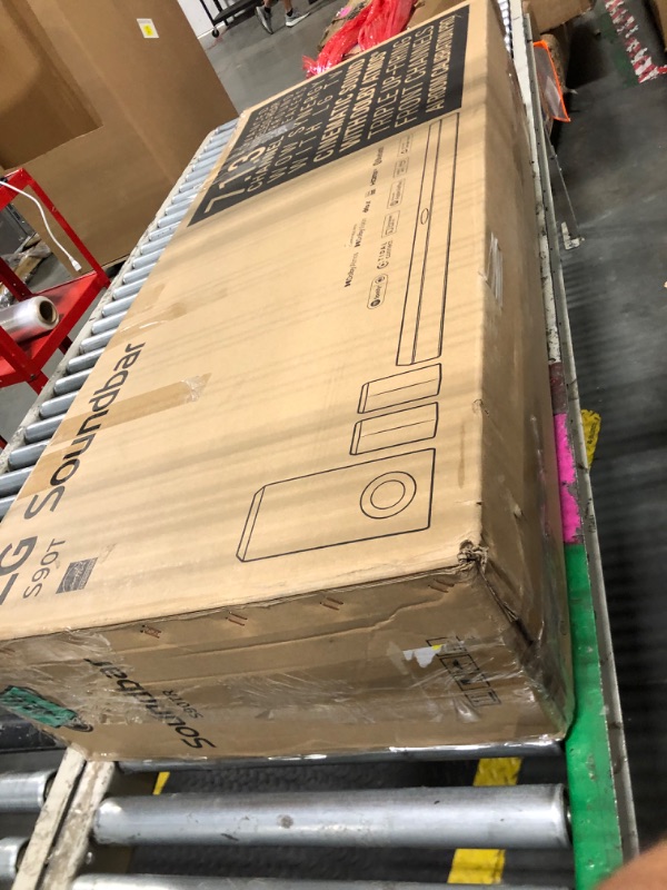 Photo 1 of ***COULD NOT GET SUBWOOFER AND LEFT/RIGHT SPEAKERS TO PAIR*** LG S90TR 7.1.3-Channel OLED evo TV Matching Home Theater Soundbar with Rear Surround Speakers and Wireless Subwoofer, Wow Orchestra, Dolby Atmos, WOWCAST Built-in (2024 Model)