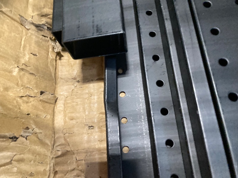 Photo 1 of ***MODERATE DAMAGE, MISSING SOME HOOKS AND POSSIBLY OTHER PARTS** Eastern Tree Pegboard Display Stand, 4x6.5 Feet Gondola Retail Shelving Wall Display for Convenient Grocery Office Supply or Retail Stores, Standing Peg Board Display Rack with 30 Hooks