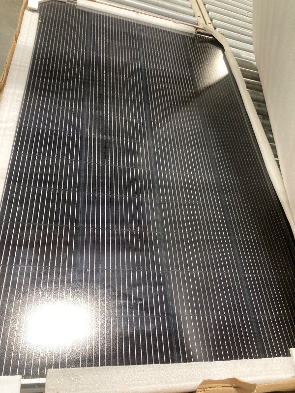 Photo 1 of ***ONE OF THE CELLS HAS MINOR DAMAGE**#*Renogy 200W ShadowFlux Anti-Shading N-Type Solar Panel, 12V 200 Watt Solar Panel 25% High-Efficiency, PV Module Power Charger for RV Marine Rooftop Farm Battery and Other Off-Grid Applications