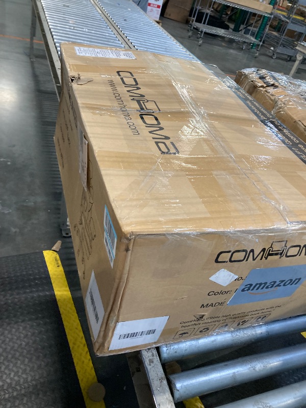 Photo 1 of ****POSSIBLE MISSING PARTS **** GTRACING Big and Tall Gaming Chair 400lbs Heavy Duty Office Chair with Foot Rest & Ergonomic Pocket Spring Lumbar Support, High Back 3D Saddle Shaped Cushion for Back Pain Relief, Matte-Black