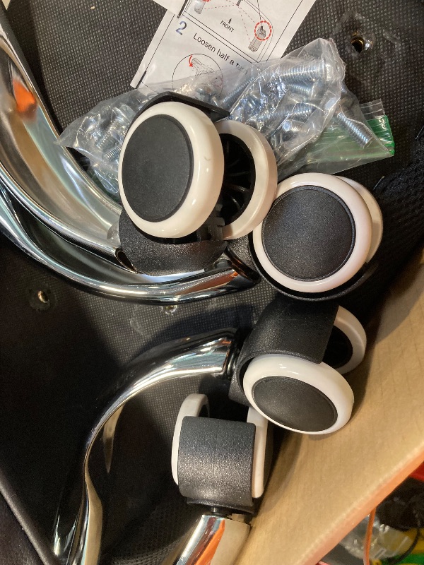 Photo 1 of ****POSSIBLE MISSING PARTS **** GTRACING Big and Tall Gaming Chair 400lbs Heavy Duty Office Chair with Foot Rest & Ergonomic Pocket Spring Lumbar Support, High Back 3D Saddle Shaped Cushion for Back Pain Relief, Matte-Black