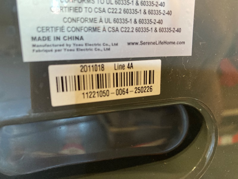 Photo 1 of ***MISSING THE CONTROLLER**** SereneLife Small Air Conditioner Portable 10,000 BTU with Built-in Dehumidifier + Heat - Portable AC unit for rooms up to 450 sq ft - Remote Control, Window Mount Exhaust Kit