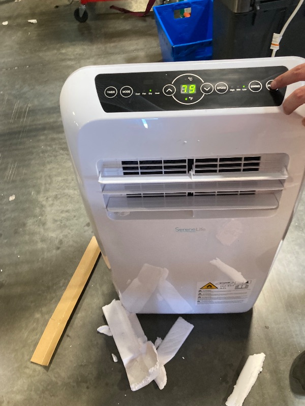 Photo 1 of ***MISSING THE CONTROLLER**** SereneLife Small Air Conditioner Portable 10,000 BTU with Built-in Dehumidifier + Heat - Portable AC unit for rooms up to 450 sq ft - Remote Control, Window Mount Exhaust Kit