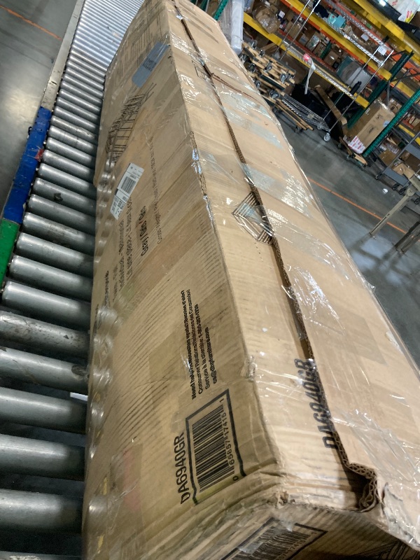 Photo 1 of ***POSSIBLE MISSING PARTS*** DHP Brady Wood Bunk Bed Frame, Twin over Full, Grey