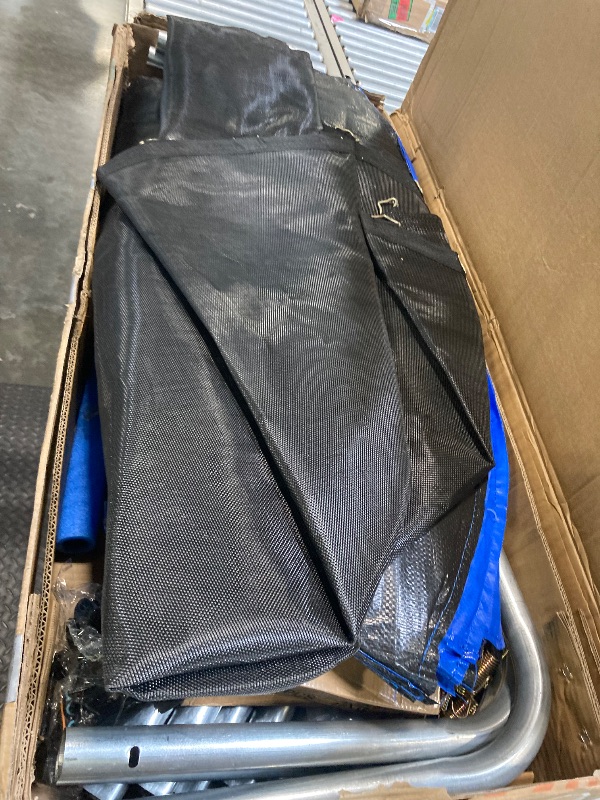 Photo 1 of ****POSSIBLE MISSING PARTS **** AOTOB 8 FT Trampoline Safety Enclosure Net Combo Bounce Jump for Kids Outdoor with Spring Pad Jump Mat & Ladder