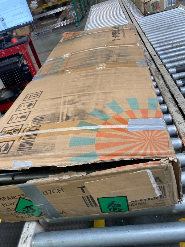 Photo 1 of ****POSSIBLE MISSING PARTS **** AOTOB 8 FT Trampoline Safety Enclosure Net Combo Bounce Jump for Kids Outdoor with Spring Pad Jump Mat & Ladder