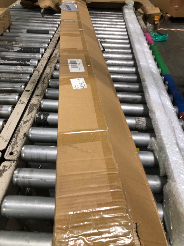 Photo 1 of ***POSSIBLE MISSING PARTS*** 12FT White Industrial Iron Hand Railing, Wall Support Handle for Indoor Stairs & Outdoor Decks, Non-Slip & Rust-Resistant