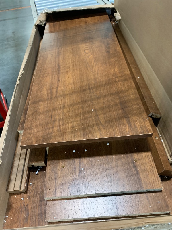 Photo 1 of ***POSSIBLE MISSING PARTS *** Sauder Miscellaneous Storage 3-Shelf Bookcase/ Book shelf, Oiled Oak finish