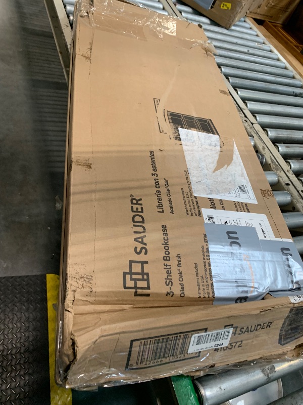 Photo 1 of ***POSSIBLE MISSING PARTS *** Sauder Miscellaneous Storage 3-Shelf Bookcase/ Book shelf, Oiled Oak finish