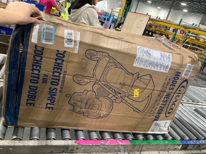 Photo 1 of *Missing Parts*
Graco Modes Nest2Grow Travel System, 4-in-1 Carseat Stroller Combo with Expandable Double Stroller Option, Adjustable Slide2Me Seat, Includes SnugRide 35 Lite Elite Infant Car Seat, Ren