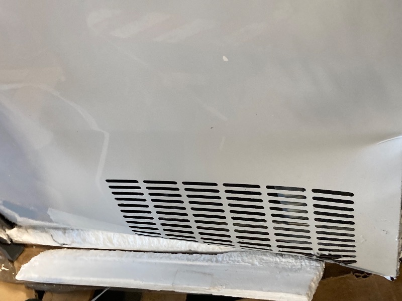 Photo 1 of *****MAJOR DENTS, FRONT PANEL COMES OFF, BROKEN DOOR, KOKEBREN Commercial Ice Maker Machine 440lbs/24H, Stainless Steel Ice Machine w/ 88lbs Large Ice Storage Capacity, LED & Self-Clean Freestanding Ice Maker(6 * 18 Ice Cube)