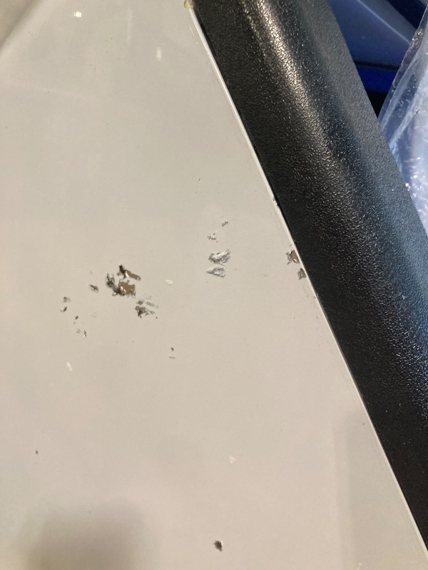 Photo 1 of *****MAJOR DENTS, FRONT PANEL COMES OFF, BROKEN DOOR, KOKEBREN Commercial Ice Maker Machine 440lbs/24H, Stainless Steel Ice Machine w/ 88lbs Large Ice Storage Capacity, LED & Self-Clean Freestanding Ice Maker(6 * 18 Ice Cube)