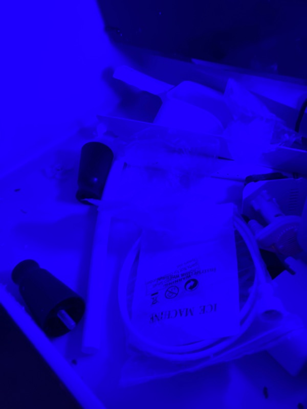 Photo 1 of *****MAJOR DENTS, FRONT PANEL COMES OFF, BROKEN DOOR, KOKEBREN Commercial Ice Maker Machine 440lbs/24H, Stainless Steel Ice Machine w/ 88lbs Large Ice Storage Capacity, LED & Self-Clean Freestanding Ice Maker(6 * 18 Ice Cube)