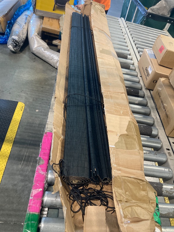 Photo 1 of *****MINOR BROKEN SHADE ON ONE SIDE**** Bamboo Blinds for Interior Windows, Easy to Install Bamboo Shades for Indoor Windows, Custom Roller Shades for Indoor Window and Outdoor Patio, 64" W x 72" H