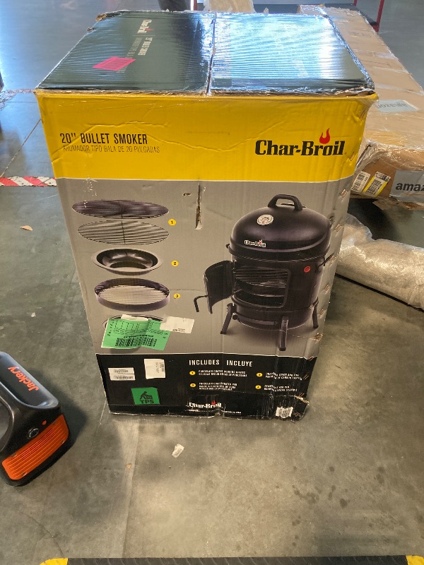 Photo 1 of ****FACTORY SEALED**** Charbroil® 20" Bullet Charcoal Smoker, Black - 18202076