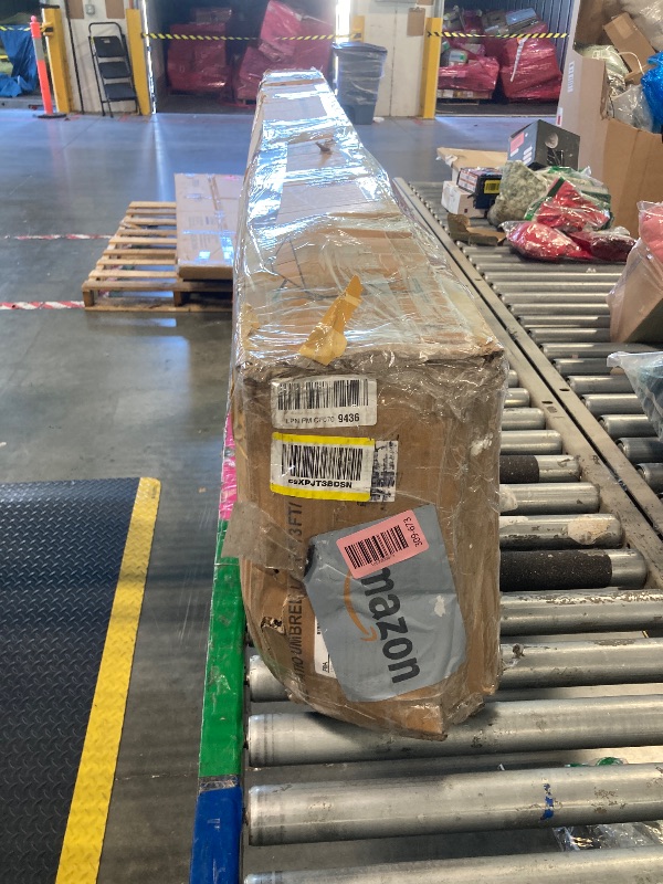 Photo 1 of ****POSSIBLY MISSING PARTS, MINOR SCRATCHES*** Jentafix 10x13 FT Patio Umbrella, Large Cantilever Rectangular Double Top Heavy Duty Offset Umbrellas with 360° Rotation, Outdoor shade for Garden Deck Pool Patio, Gray