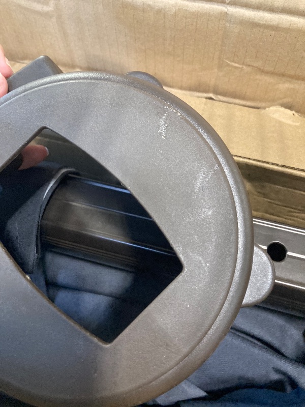 Photo 1 of ****POSSIBLY MISSING PARTS, MINOR SCRATCHES*** Jentafix 10x13 FT Patio Umbrella, Large Cantilever Rectangular Double Top Heavy Duty Offset Umbrellas with 360° Rotation, Outdoor shade for Garden Deck Pool Patio, Gray