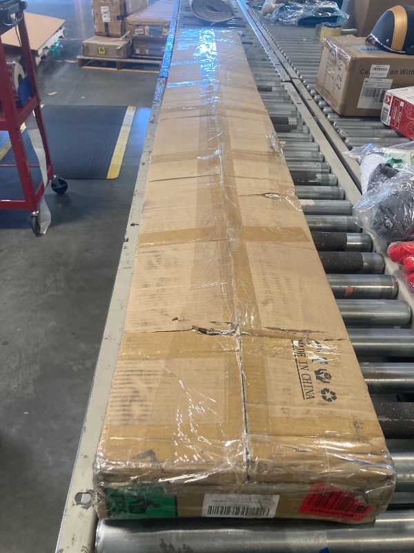 Photo 1 of ****MINOR BENT IN THE MIDDLE*** RITOLLO 4-Piece Wood Slat Panels for Wall 94.5"×11" Acoustic Panels for Interior Wall Decor 3D Fluted Sound Absorbing Panel - Mattle Black