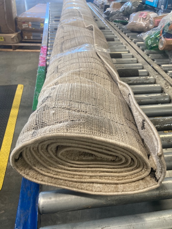 Photo 1 of ****MINOR STAINS AND CREASES*** Loloi Darby Collection DAR-06 Sand/Dk. Grey 7'-10" x 10' Area Rug