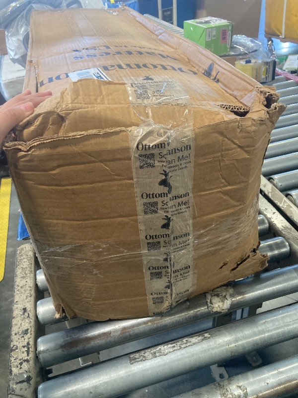 Photo 1 of *****FACTORY SEALED****Ottomanson 9" Hybrid Twin Mattress - Rock Hard Feel - Made in USA - Individually Pocketed Coils & CertiPUR-US Foam - Fiberglass-Free - Bed in a Box