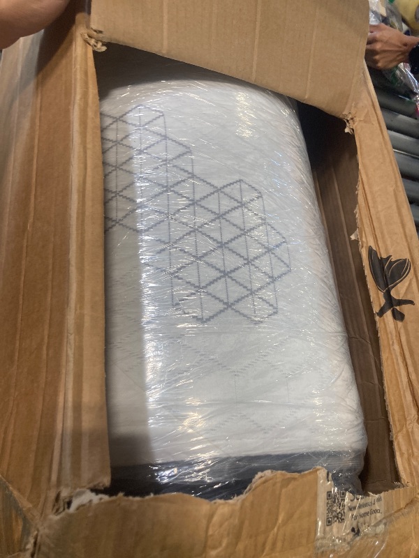 Photo 1 of *****FACTORY SEALED****Ottomanson 9" Hybrid Twin Mattress - Rock Hard Feel - Made in USA - Individually Pocketed Coils & CertiPUR-US Foam - Fiberglass-Free - Bed in a Box