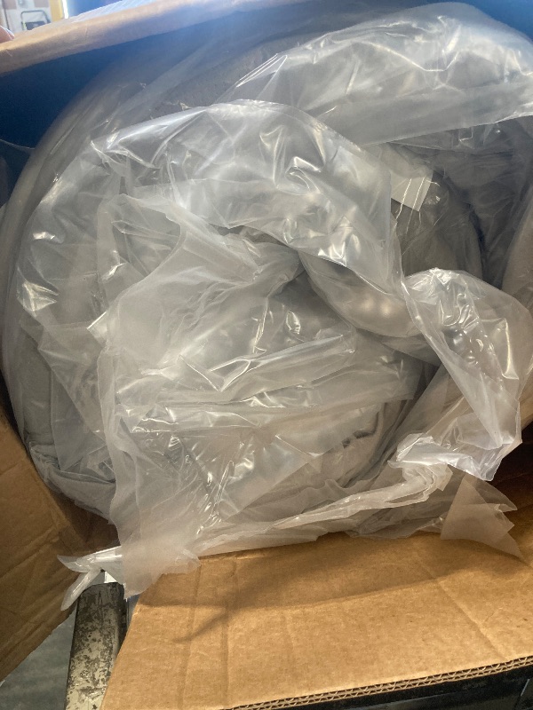 Photo 1 of ****FACTORY SEALED*** Amazon Basics Memory Foam Mattress, Soft Plush Feel, 12 Inch, Full, White/Grey